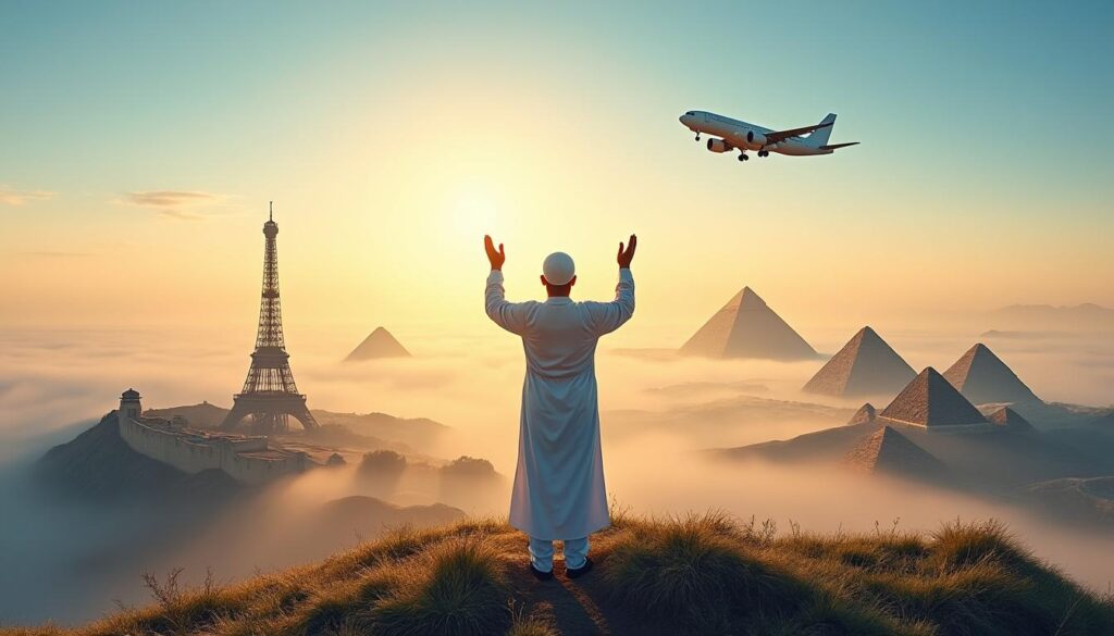 découvrez l'importance de la prière avant de voyager à travers la duaa du voyage, pour un parcours serein et protégé autour du monde.